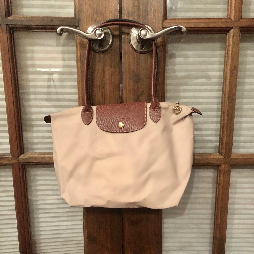 Longchamp Le Pilage Handbag - Ivory